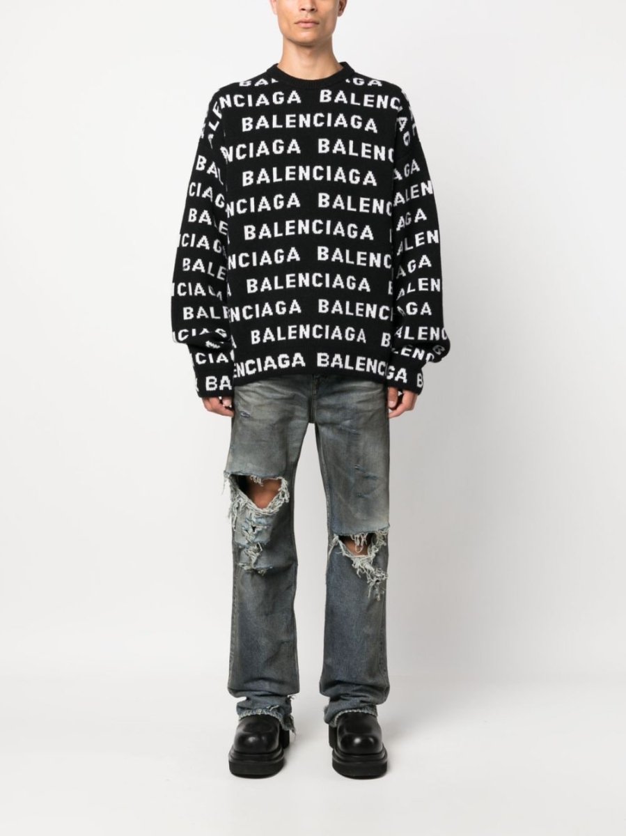 Balenciaga logo sweater - mondo moda griffe