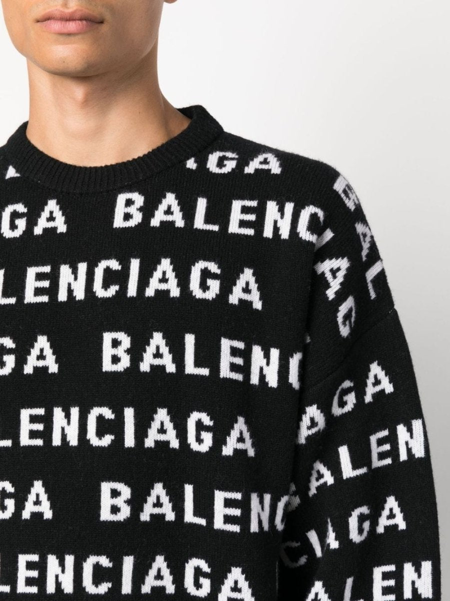 Balenciaga logo sweater - mondo moda griffe