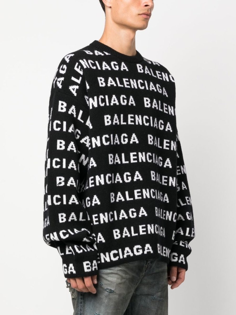 Balenciaga logo sweater - mondo moda griffe