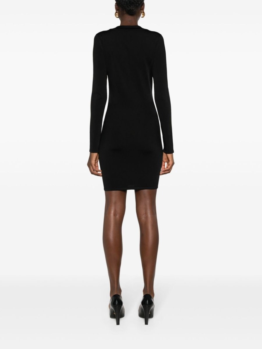 Saint Laurent Décolleté Mini Dress - mondo moda griffe