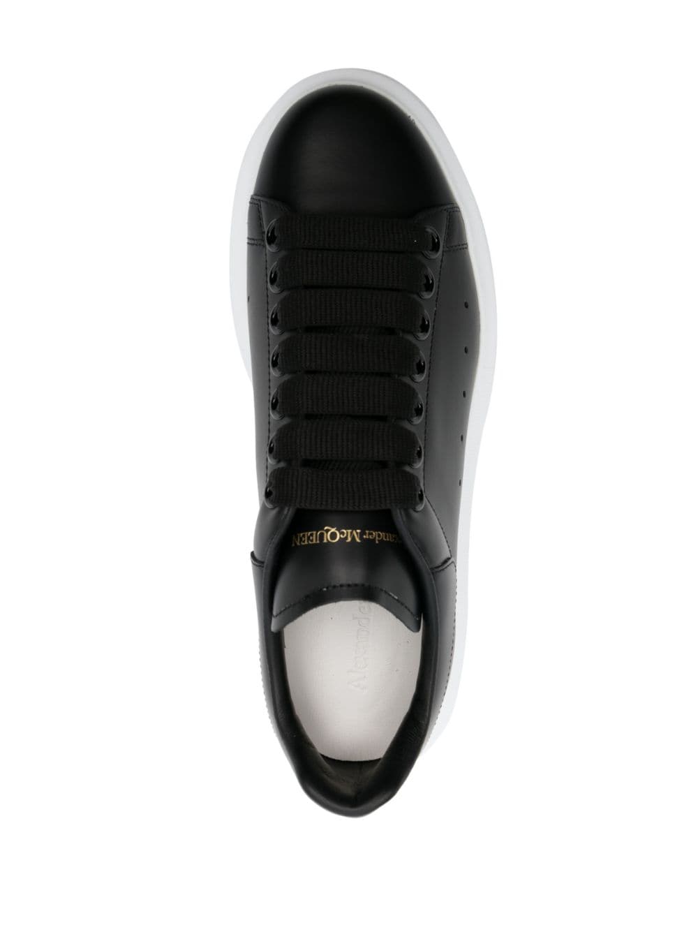 Alexander McQueen Black Leather Sneakers - mondo moda griffe