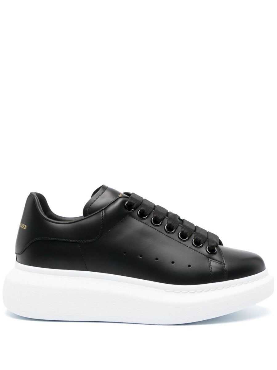 Alexander McQueen Black Leather Sneakers - mondo moda griffe