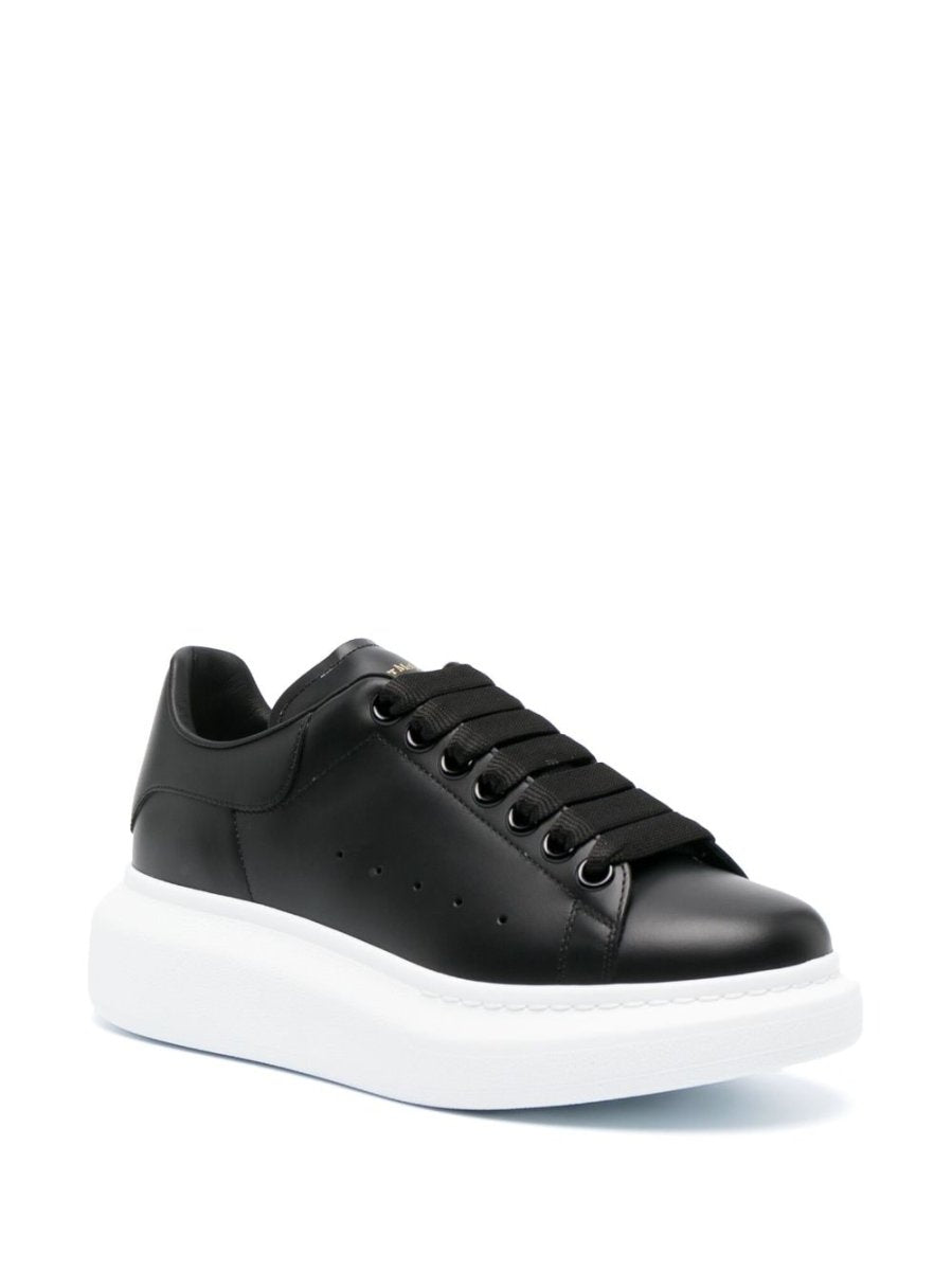 Alexander McQueen Black Leather Sneakers - mondo moda griffe