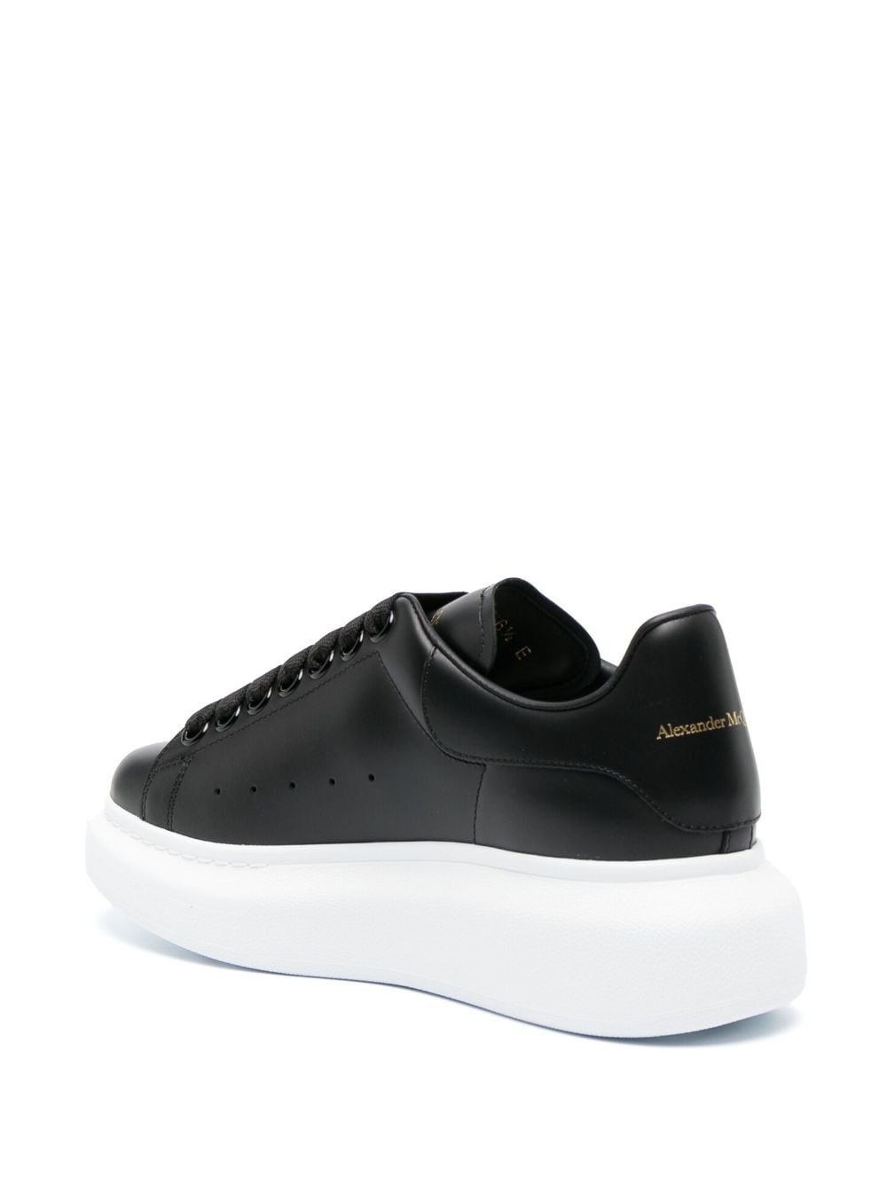 Alexander McQueen Black Leather Sneakers - mondo moda griffe