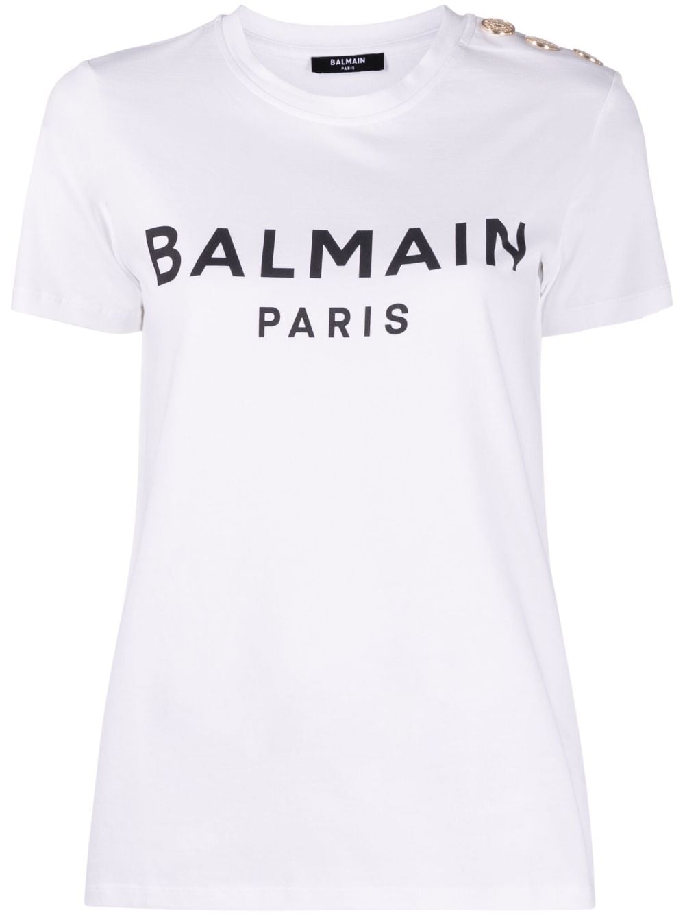 Balmain T-shirt with Balmain Paris print - mondo moda griffe