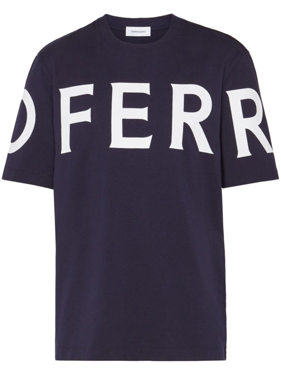Ferragamo T-shirts and Polos Blue - mondo moda griffe