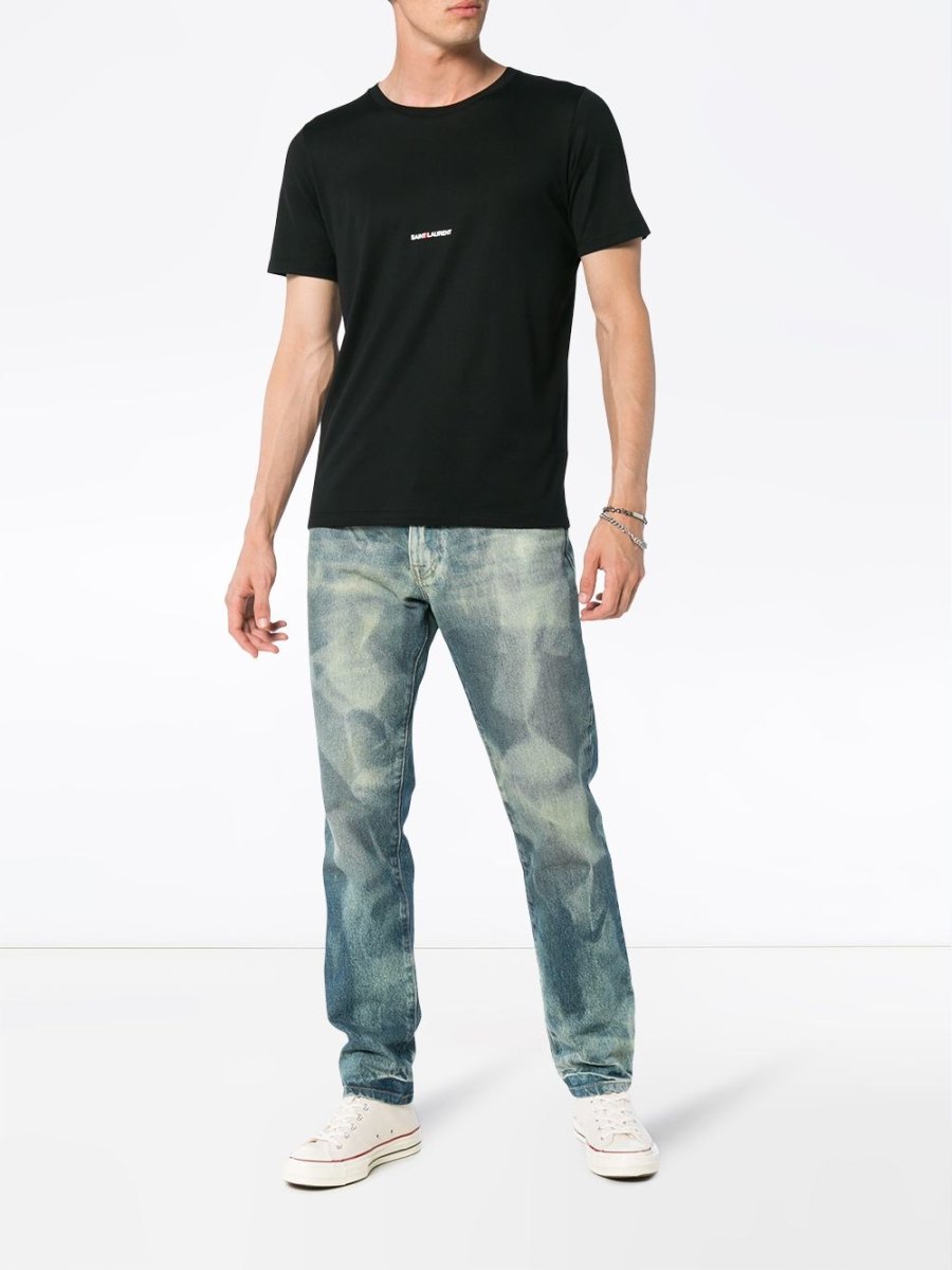 Saint Laurent logo print T-shirt - mondo moda griffe