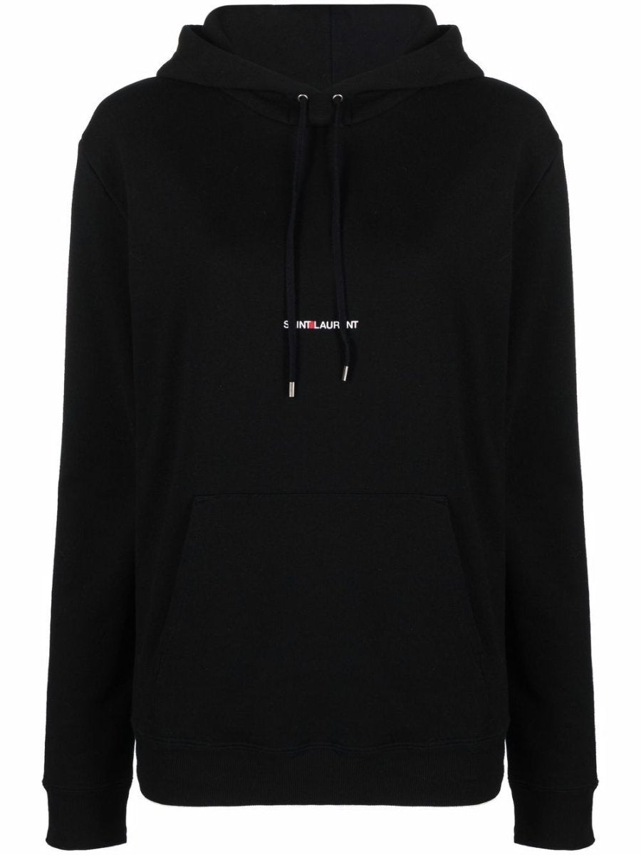 Saint Laurent Logo Print Hoodie - mondo moda griffe