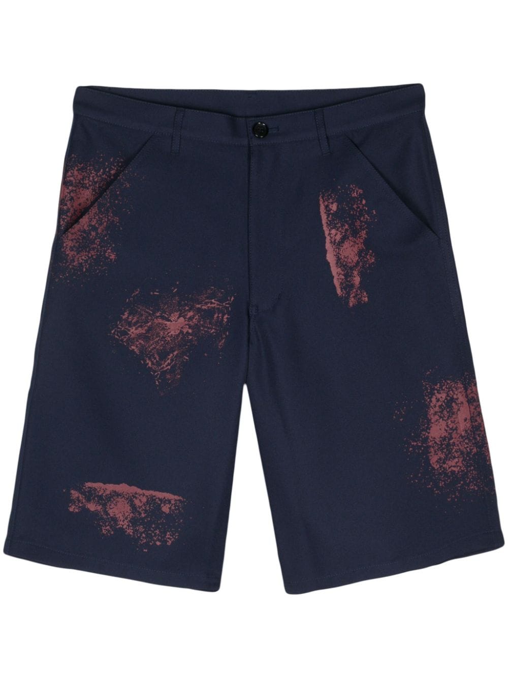 Comme Des Garcons Paint splatter - detail shorts - mondo moda griffe