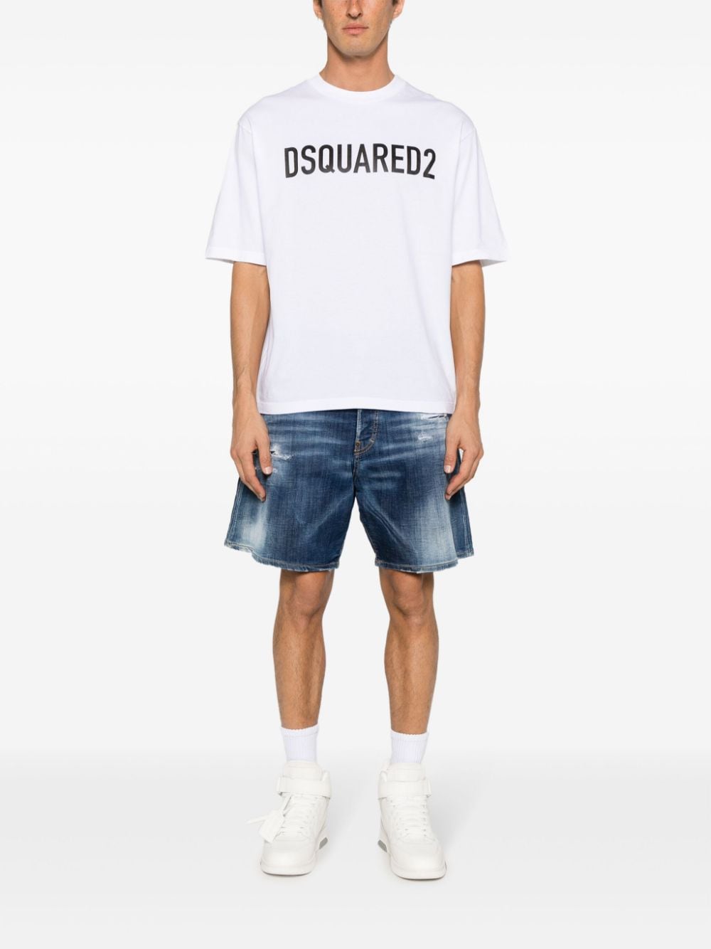 Dsquared2 T-shirts and Polos White - mondo moda griffe