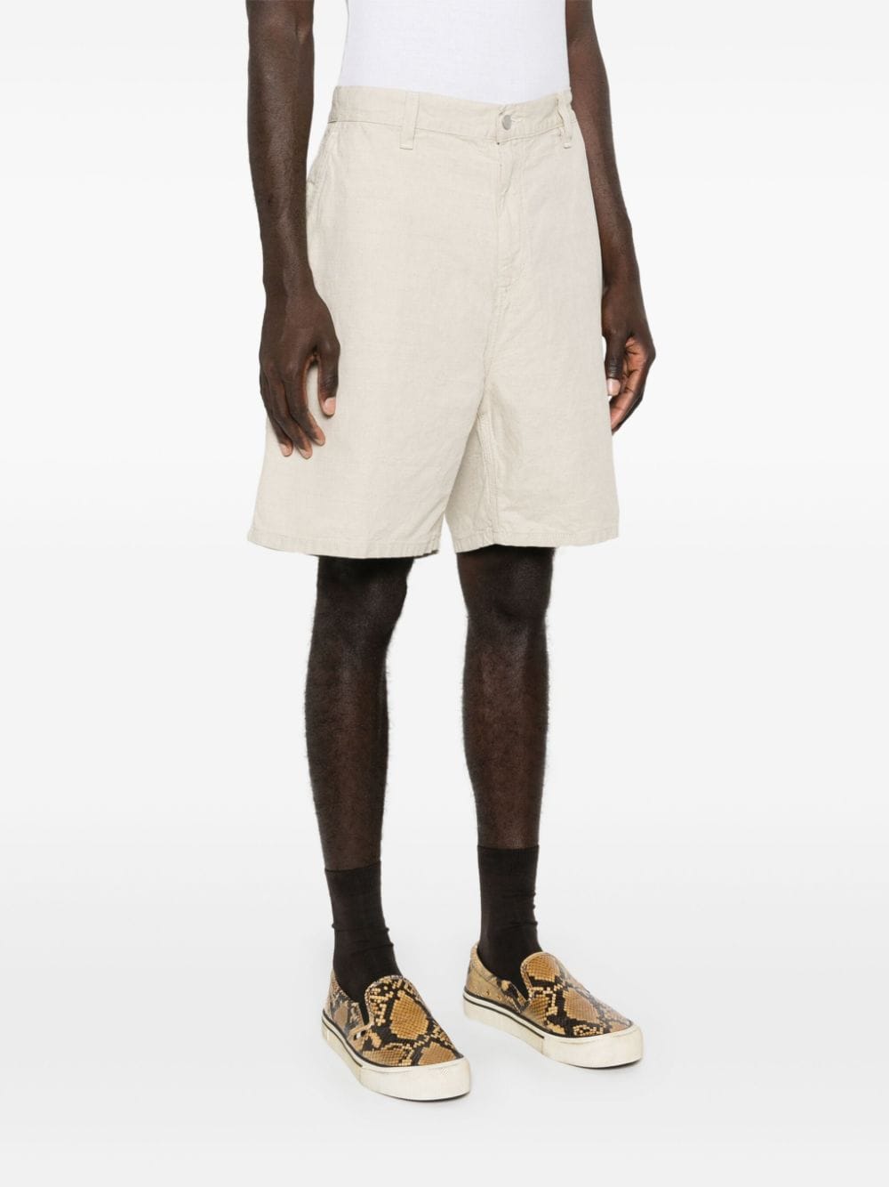 CARHARTT WIP PRE Shorts Beige - mondo moda griffe