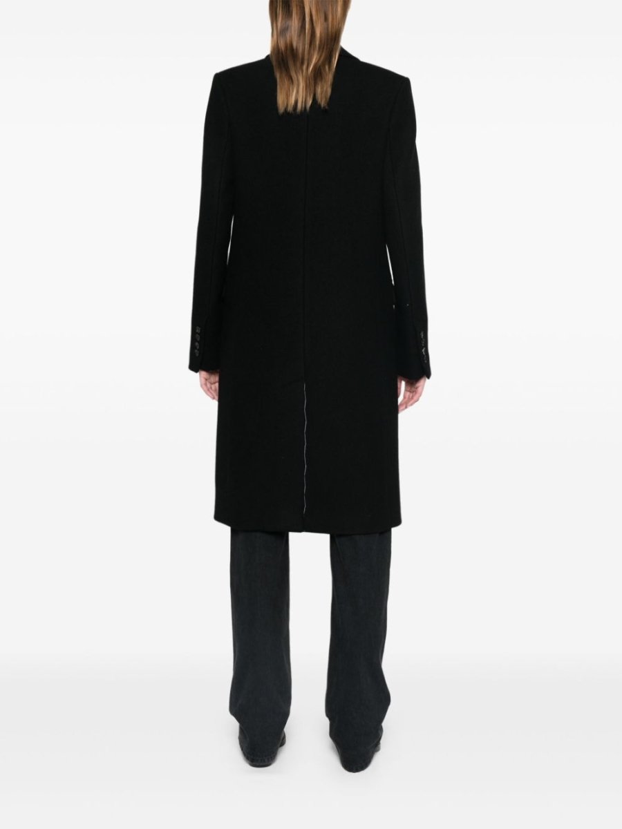 Ami Paris Coats Black - mondo moda griffe