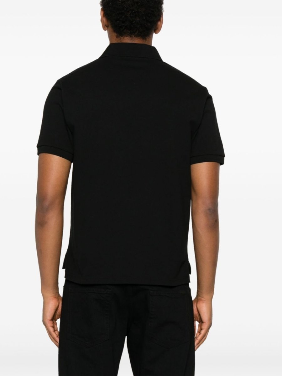 Saint Laurent Piquet cotton polo shirt - mondo moda griffe
