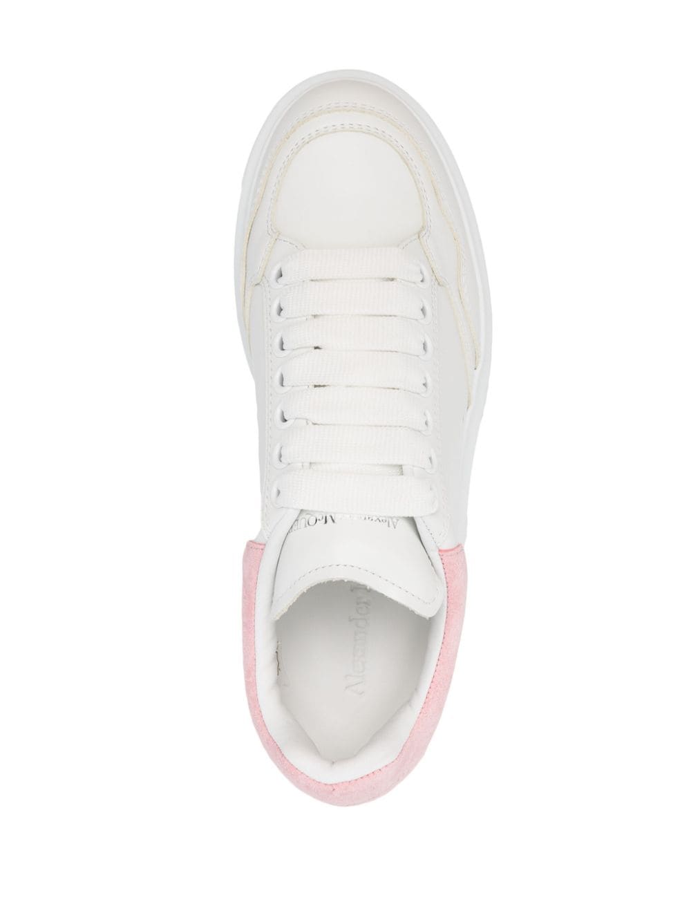 Alexander McQueen oversized leather sneakers - mondo moda griffe