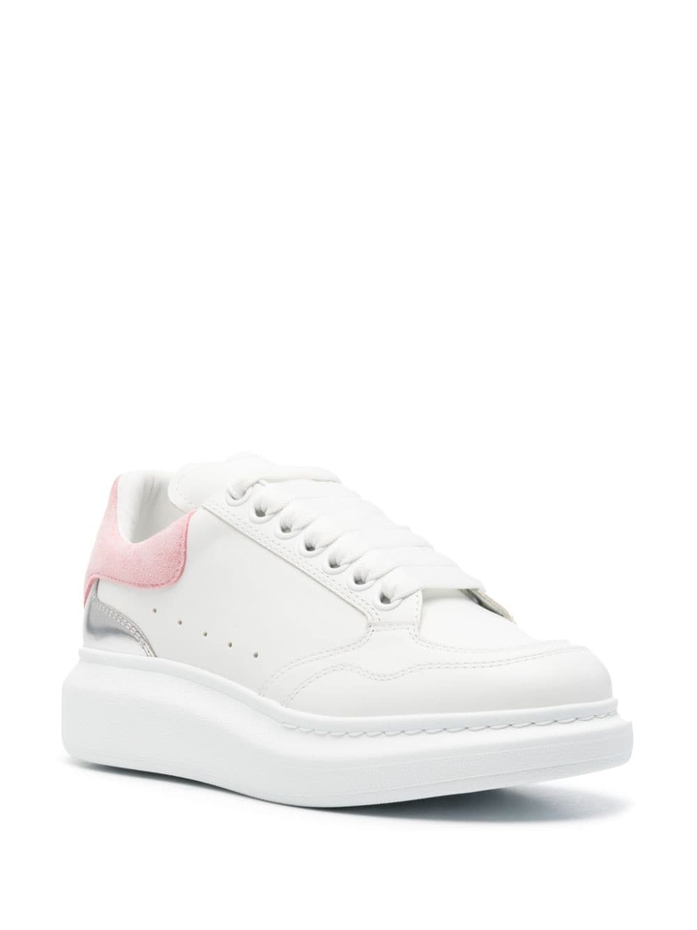 Alexander McQueen oversized leather sneakers - mondo moda griffe