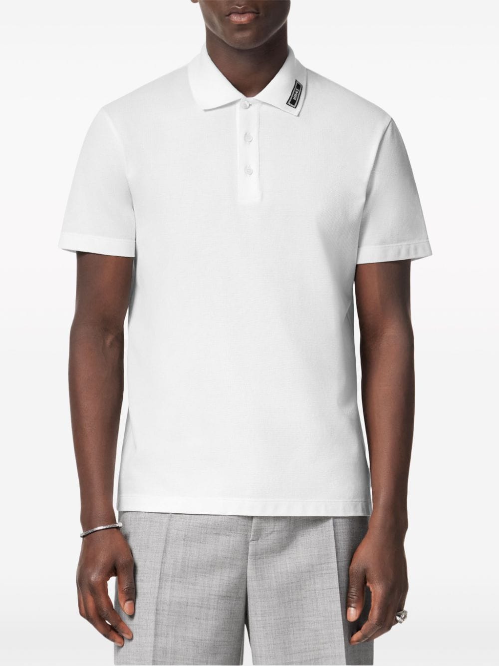 Versace 90s Logo polo shirt - mondo moda griffe