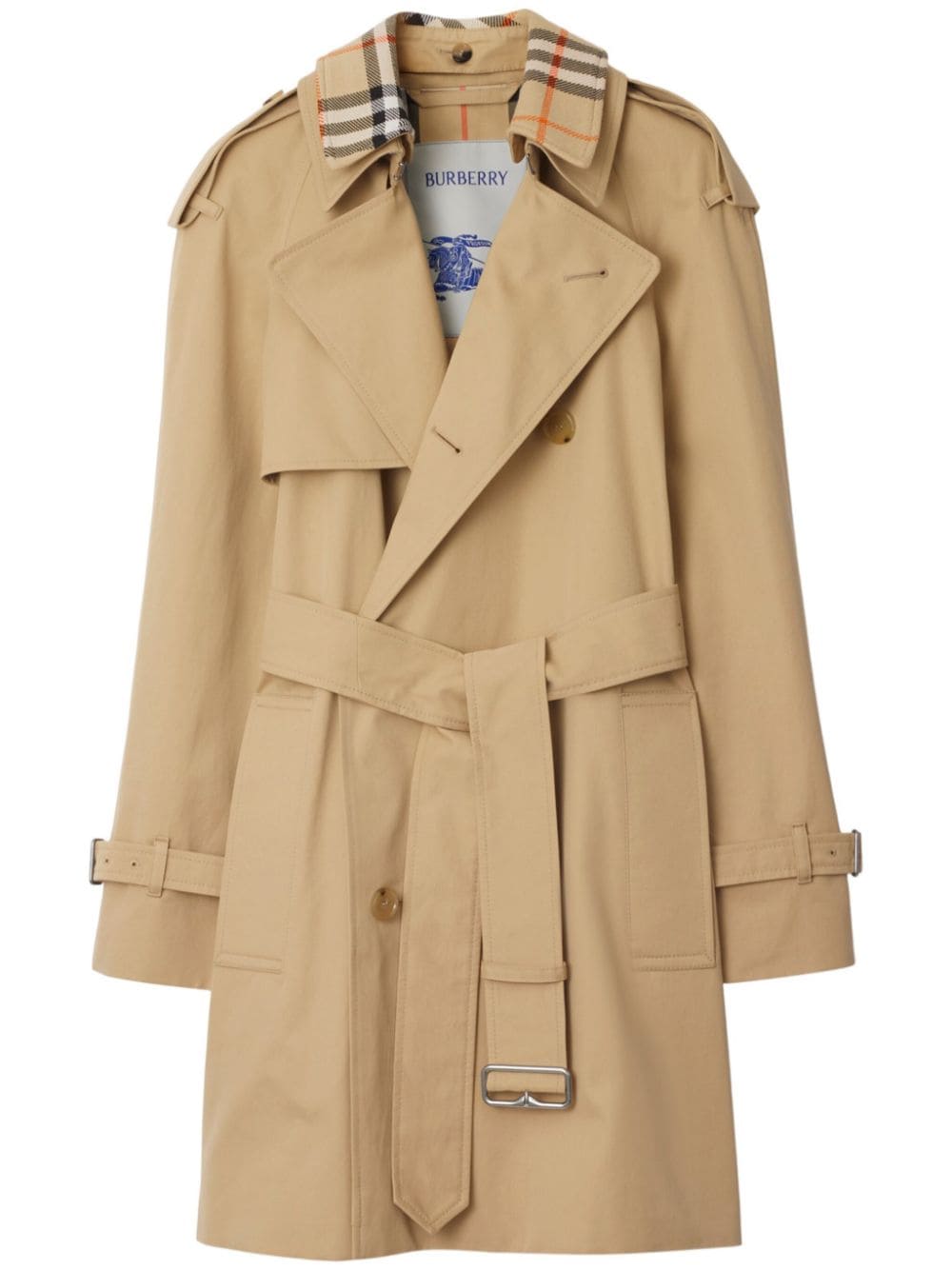 Burberry Trench coat with Vintage Check motif - mondo moda griffe