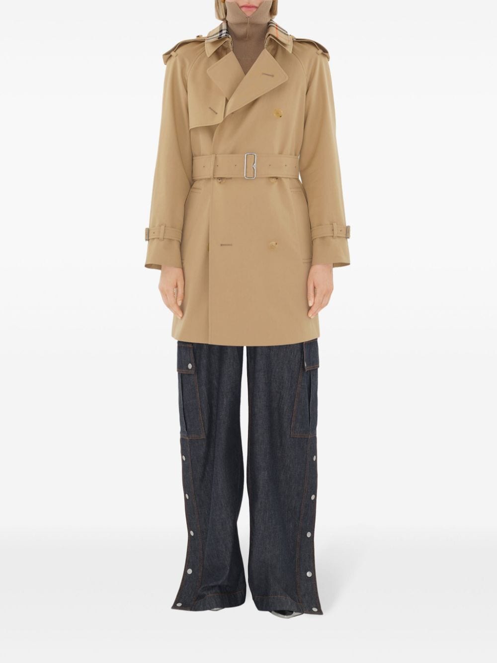 Burberry Trench coat with Vintage Check motif - mondo moda griffe