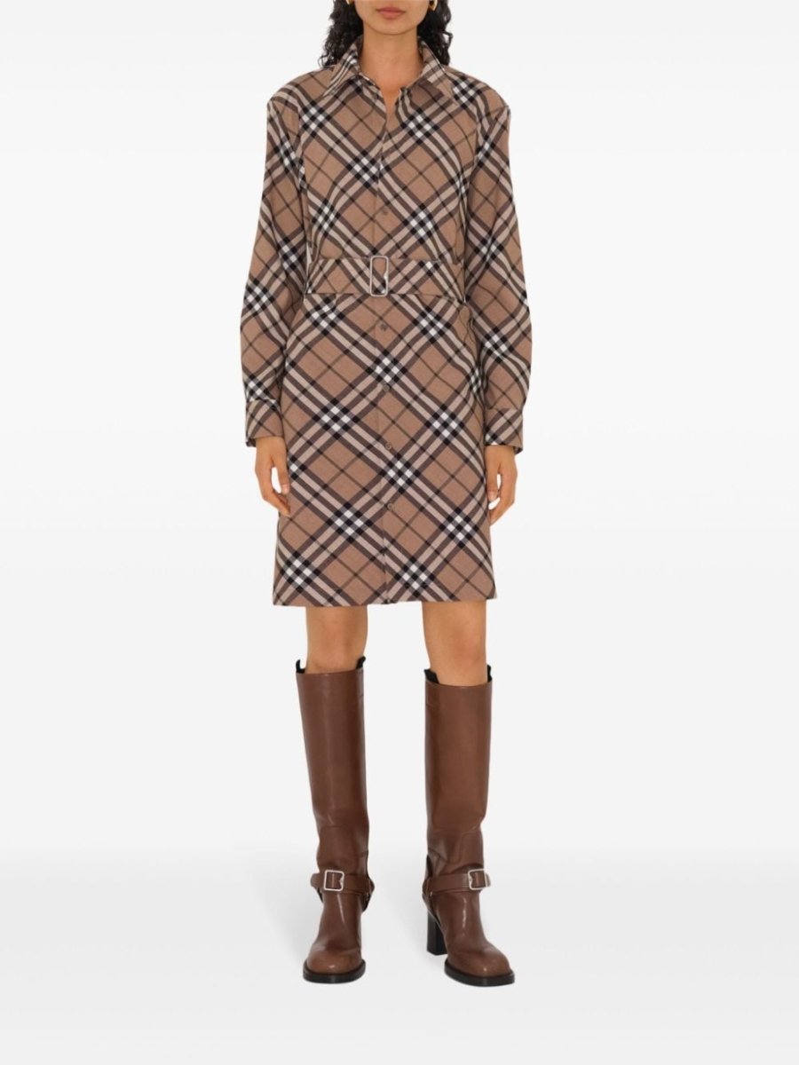 Burberry Checked shirt dress - mondo moda griffe