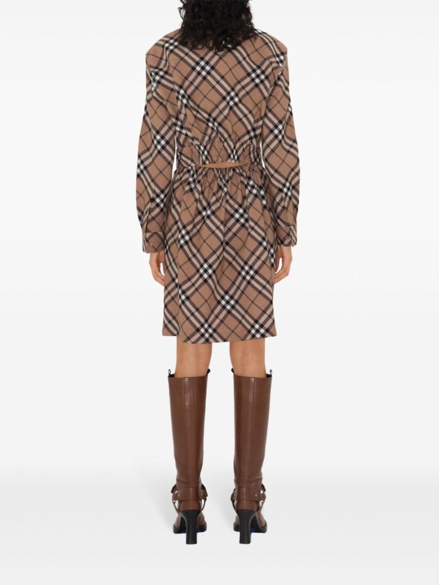 Burberry Checked shirt dress - mondo moda griffe
