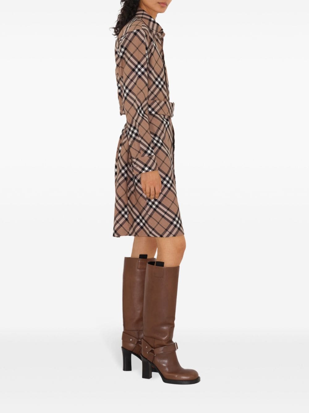 Burberry Checked shirt dress - mondo moda griffe
