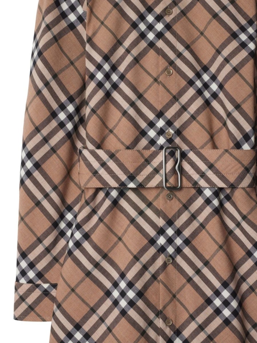 Burberry Checked shirt dress - mondo moda griffe