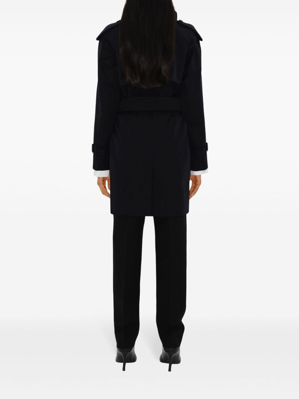 Burberry detachable-collar trench coat