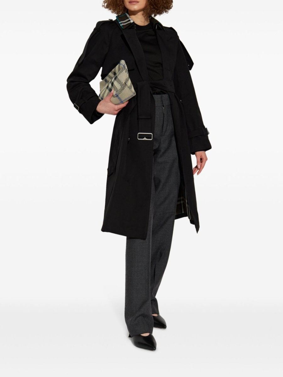 Burberry detachable - collar trench coat - mondo moda griffe