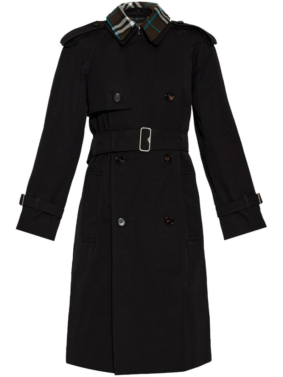 Burberry detachable - collar trench coat - mondo moda griffe