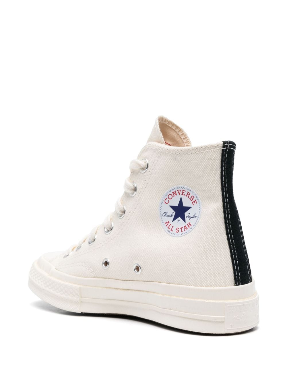 Comme Des Garcons x Converse Sneakers PLAY Chuck 70 "Cream" - mondo moda griffe