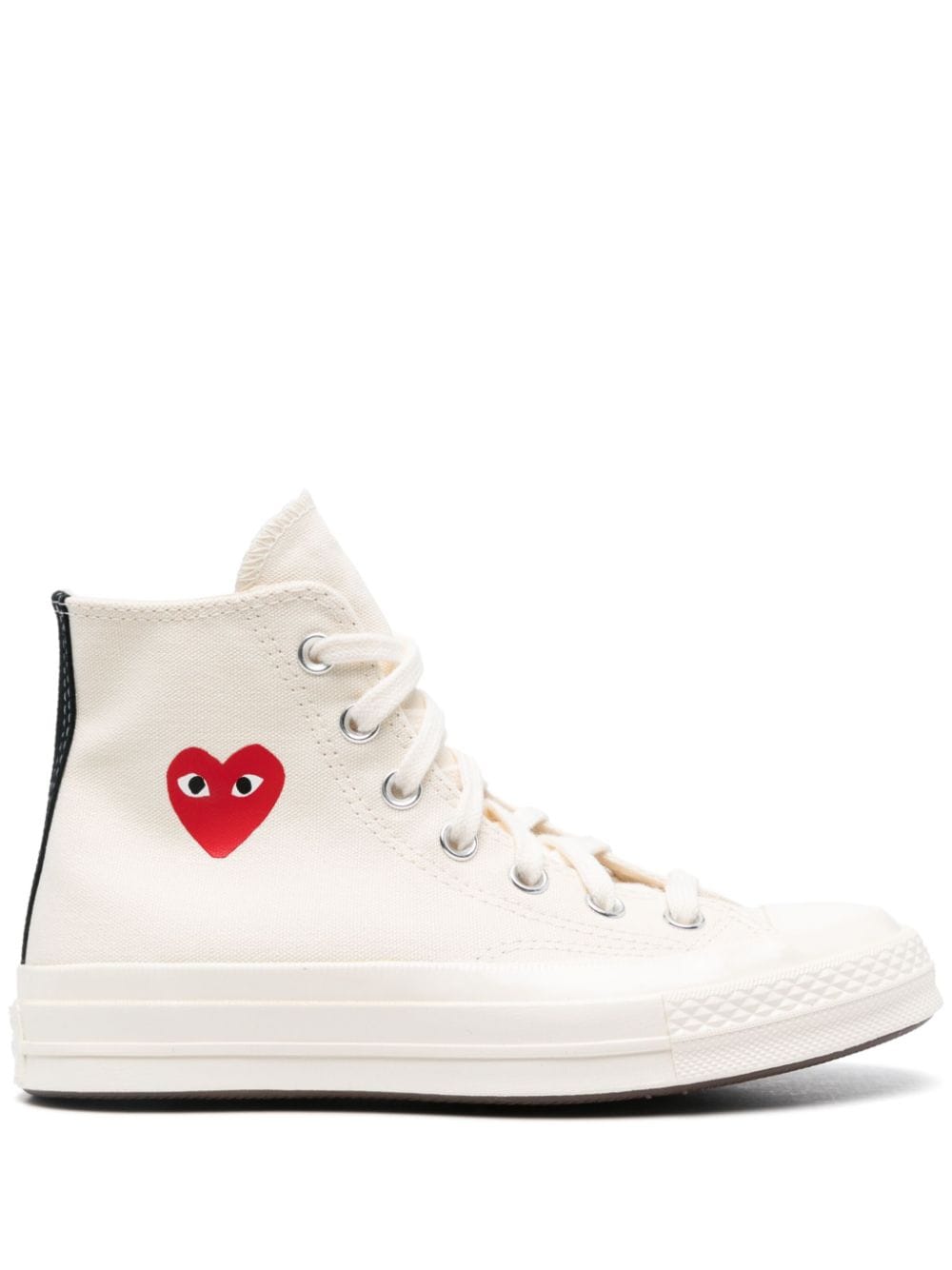 Comme Des Garcons x Converse Sneakers PLAY Chuck 70 "Cream" - mondo moda griffe