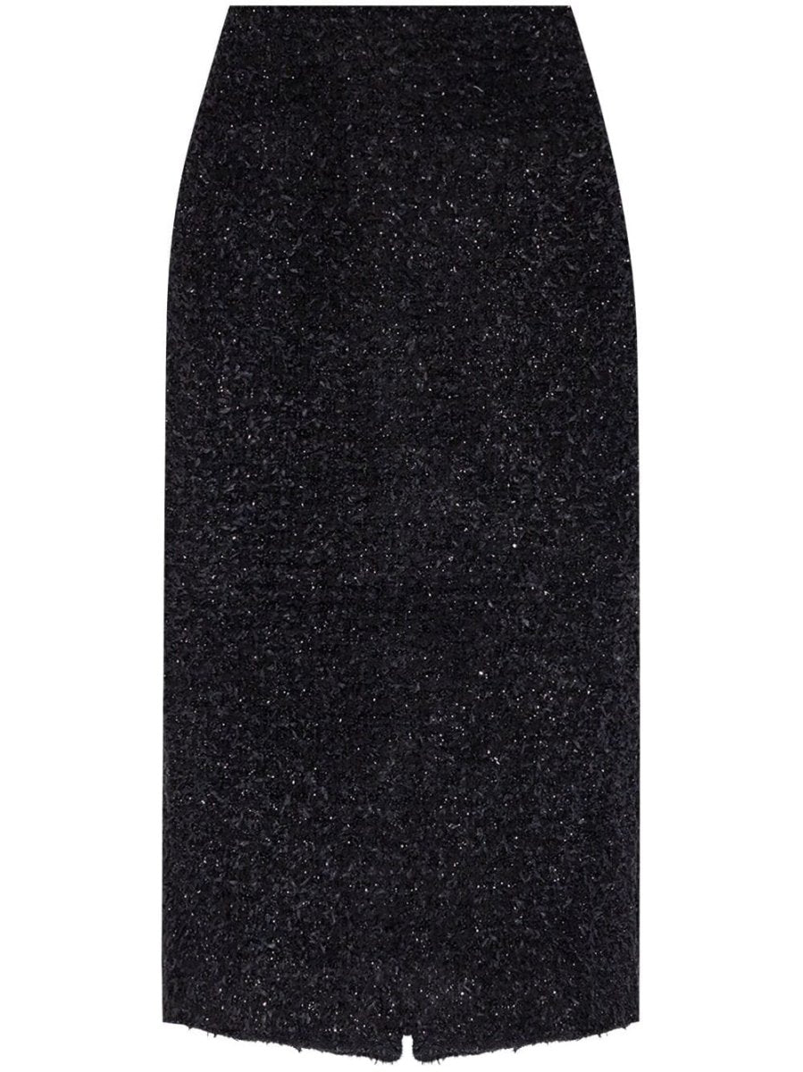 Balenciaga Tweed midi skirt - mondo moda griffe