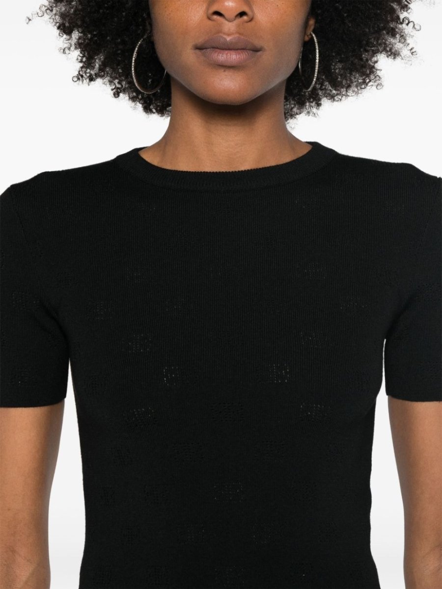 Balenciaga Perforated BB T-shirt - mondo moda griffe