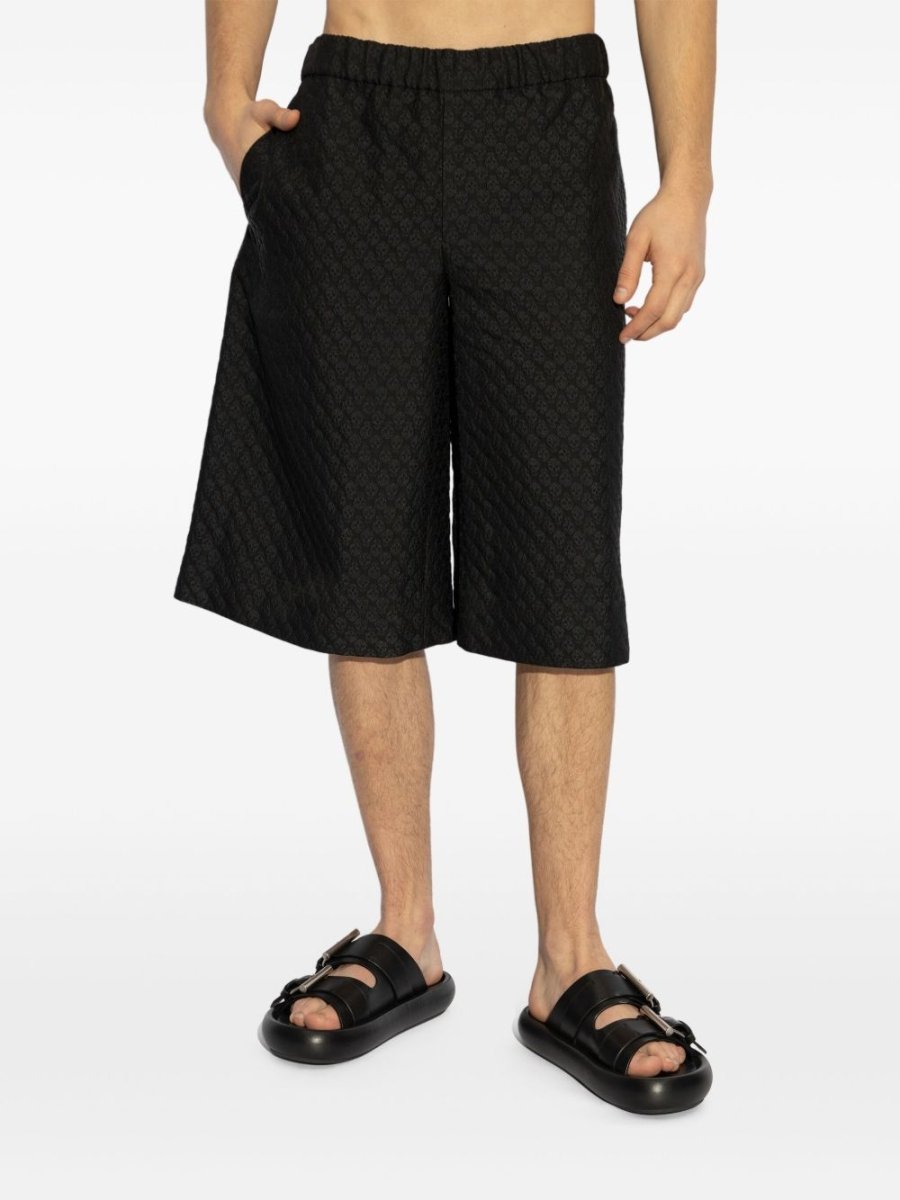 Alexander McQueen Jacquard Bermuda shorts - mondo moda griffe