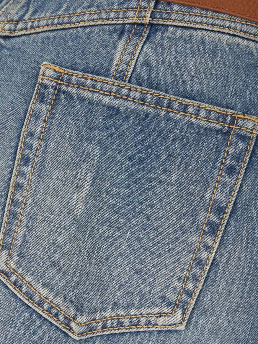 Alexander McQueen Denim midi skirt - mondo moda griffe