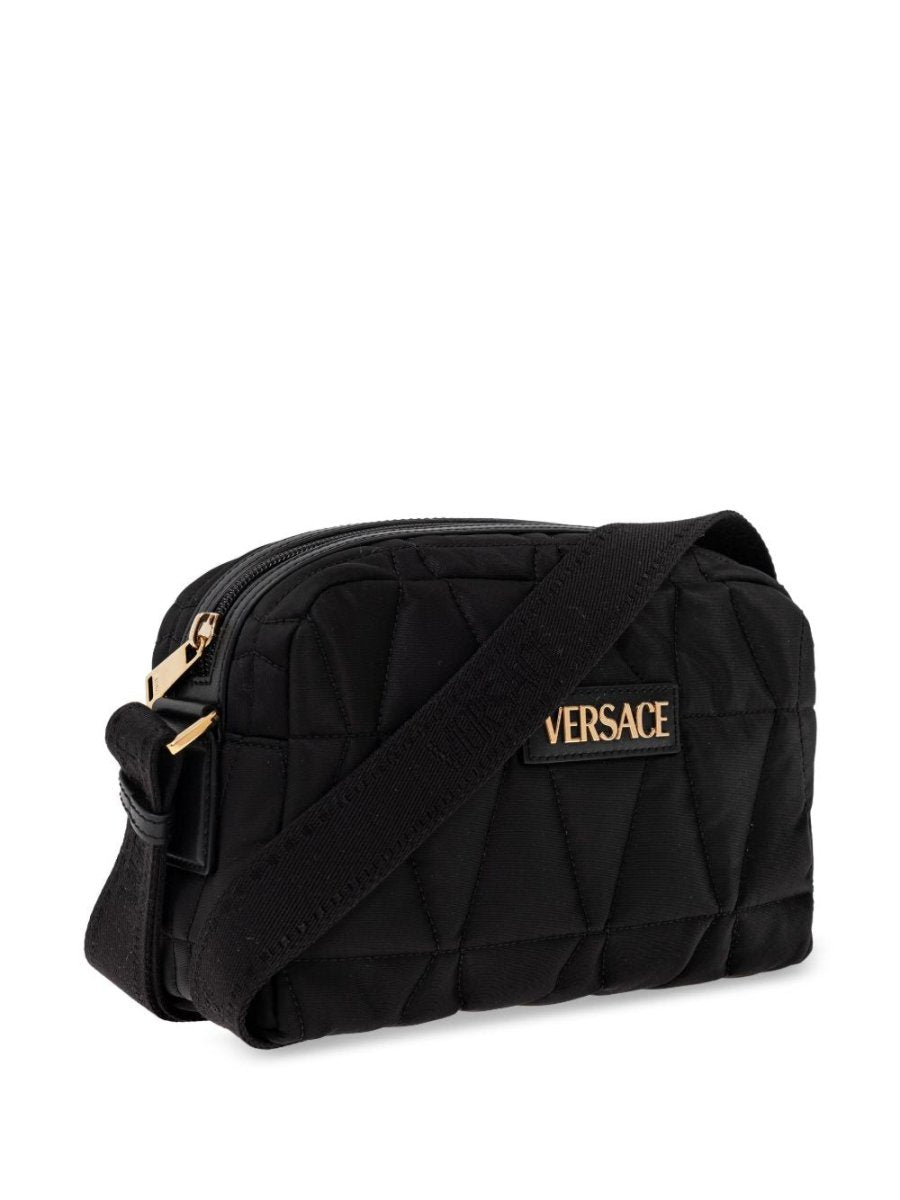 Versace shoulder bag with applied logo - mondo moda griffe