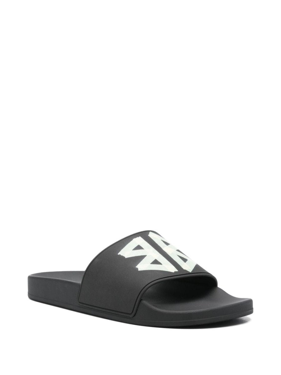 Balenciaga BB logo - prin slides - mondo moda griffe