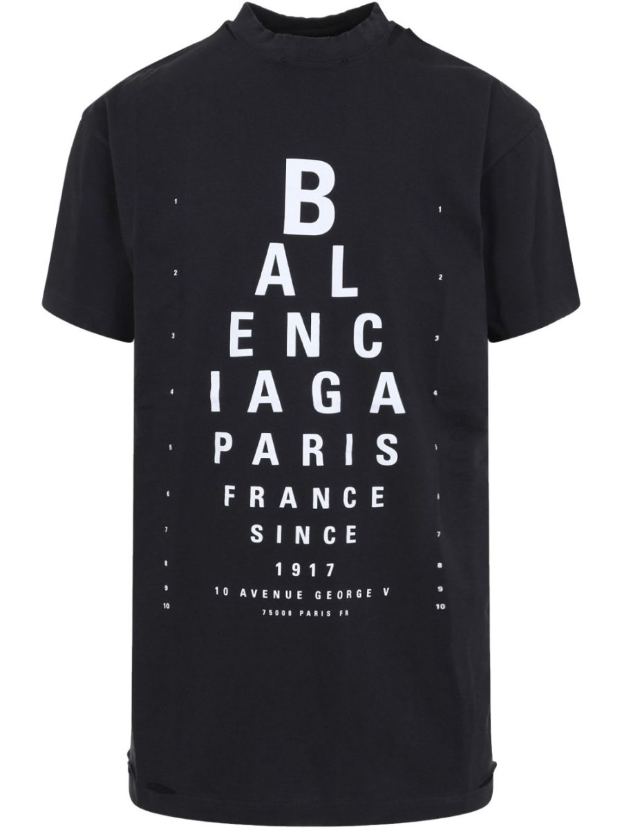Balenciaga Logo - print T-shirt - mondo moda griffe