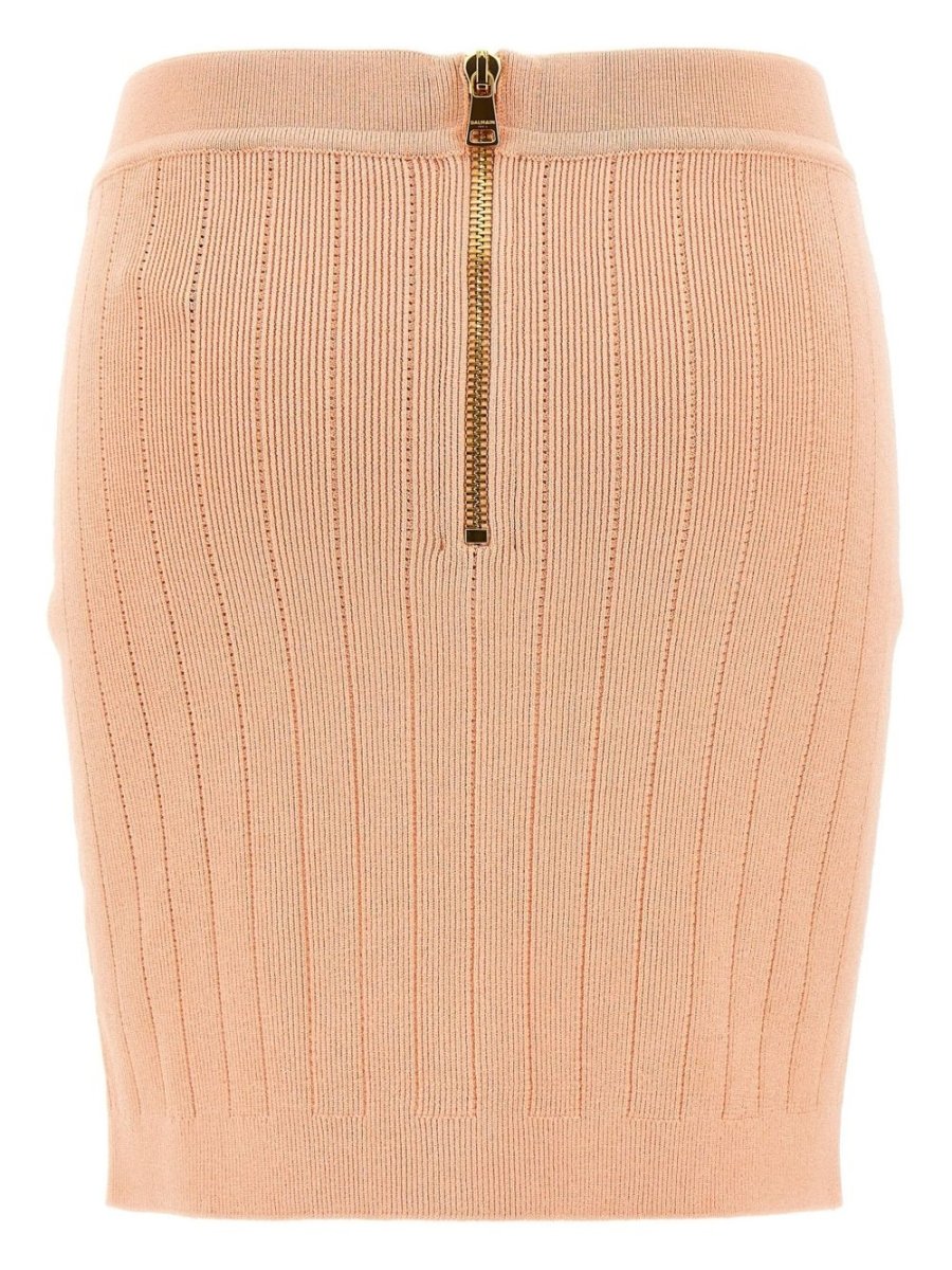 Balmain knitted mini skirt - mondo moda griffe