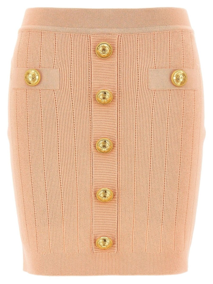 Balmain knitted mini skirt - mondo moda griffe