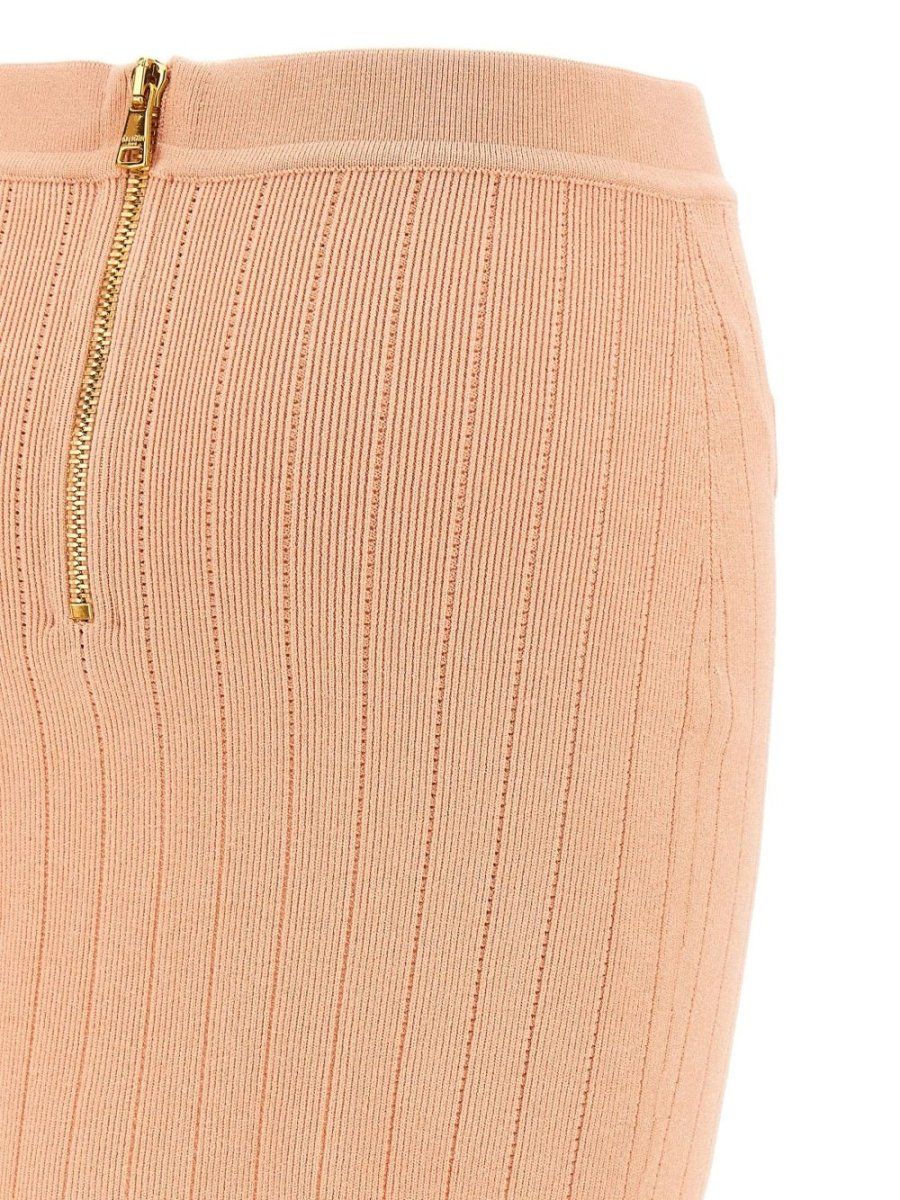Balmain knitted mini skirt - mondo moda griffe