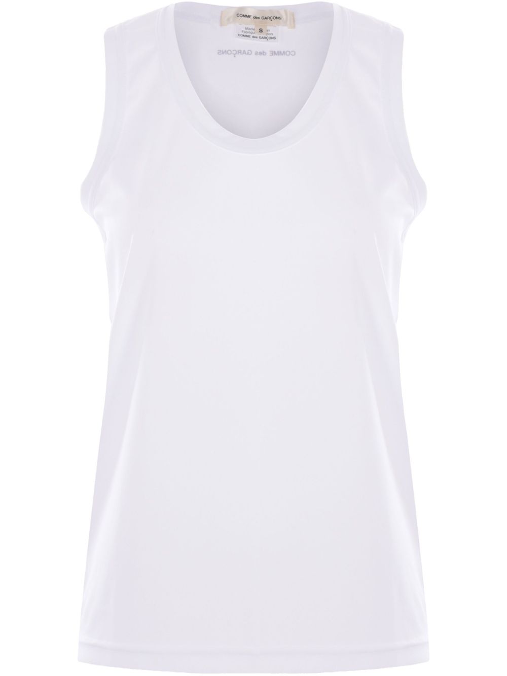 Comme Des Garcons Branded sleeveless t-shirt - mondo moda griffe