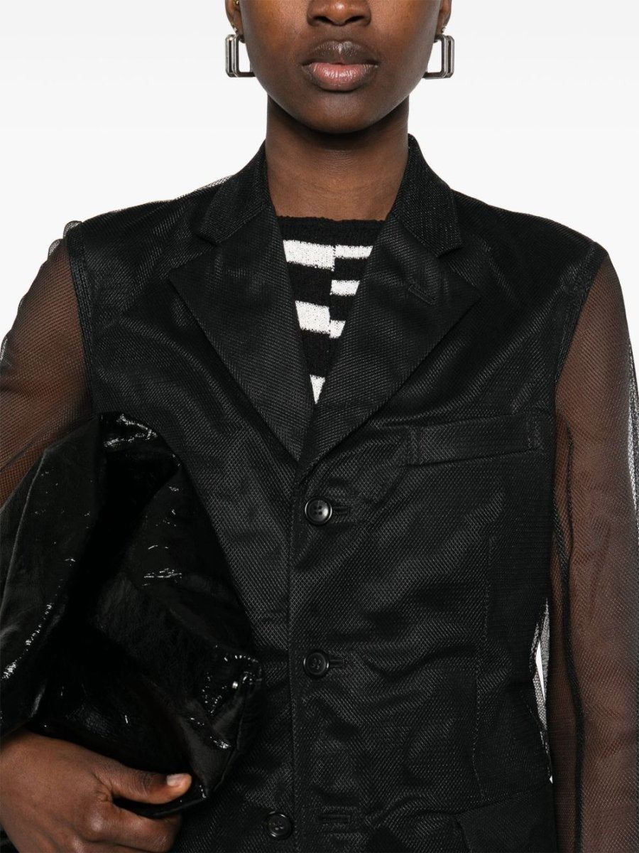 Comme Des Garcons Mesh - overlay coat - mondo moda griffe