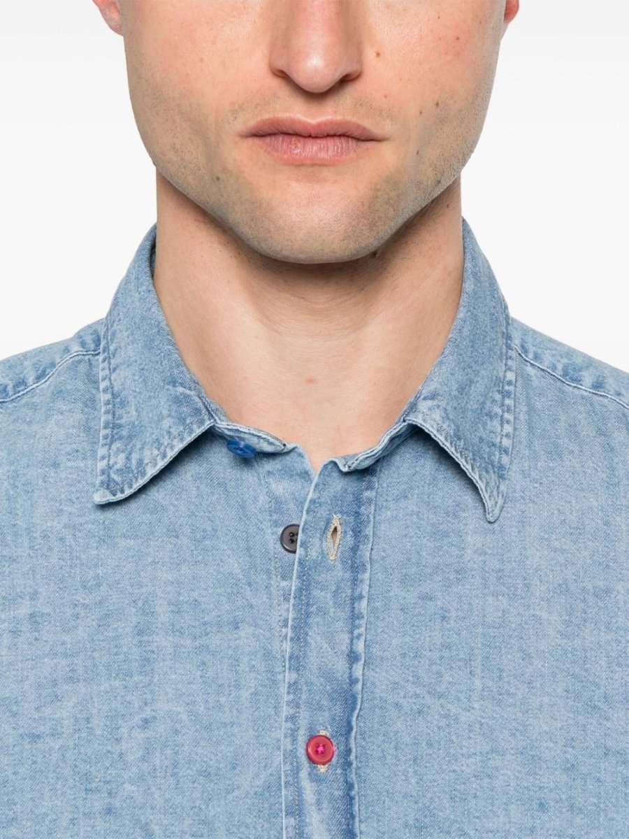 PS By Paul Smith Shirts Clear Blue - mondo moda griffe