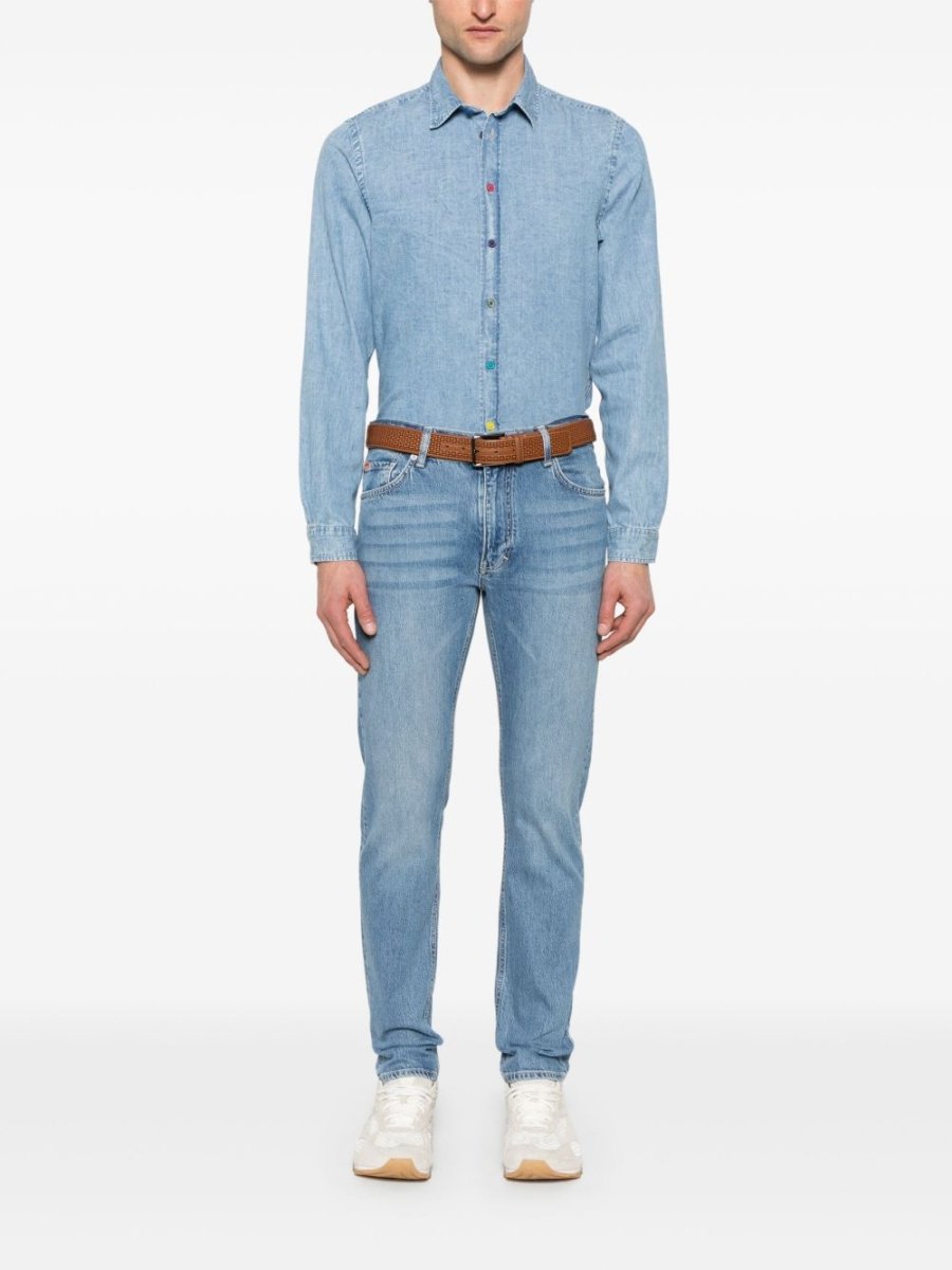 PS By Paul Smith Shirts Clear Blue - mondo moda griffe