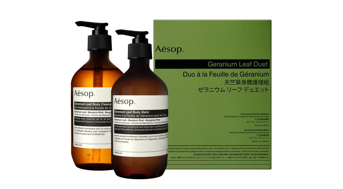 AESOP Geranium Leaf Duet - mondo moda griffe