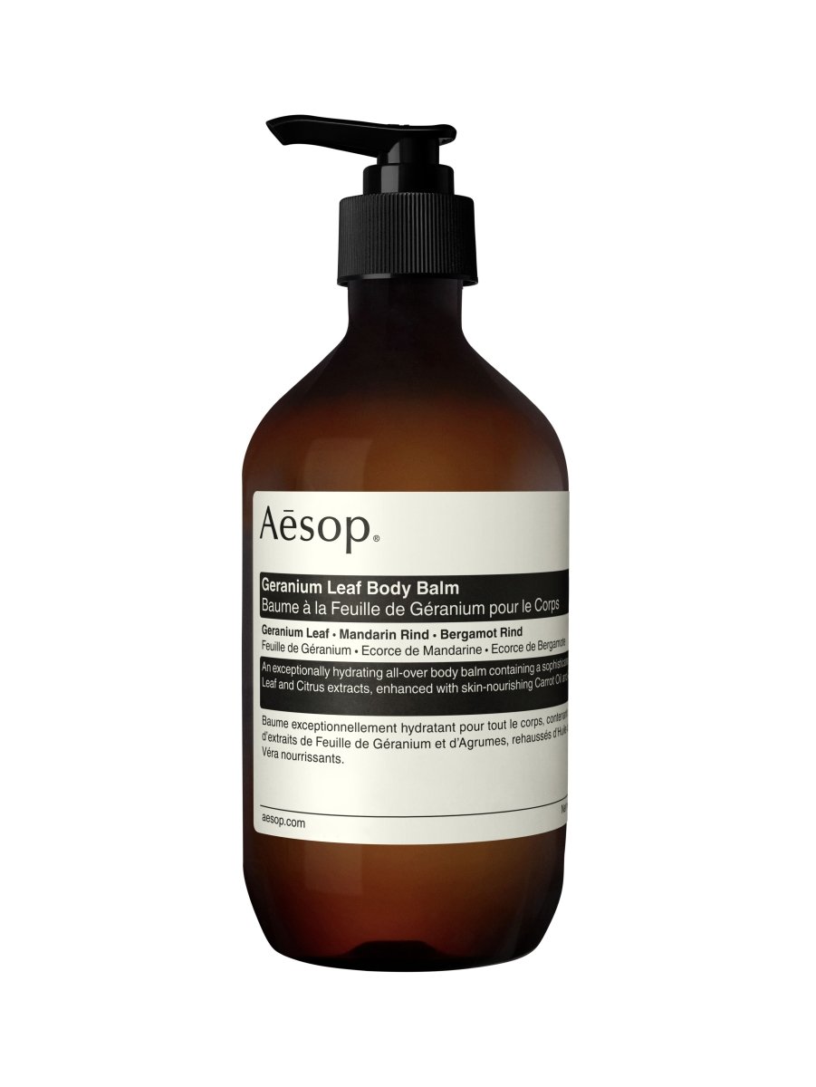 AESOP Geranium Leaf body balm - mondo moda griffe