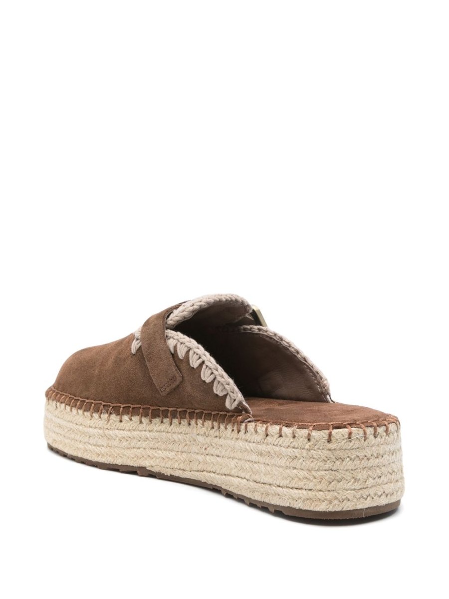 Mou Sandals Leather Brown - mondo moda griffe