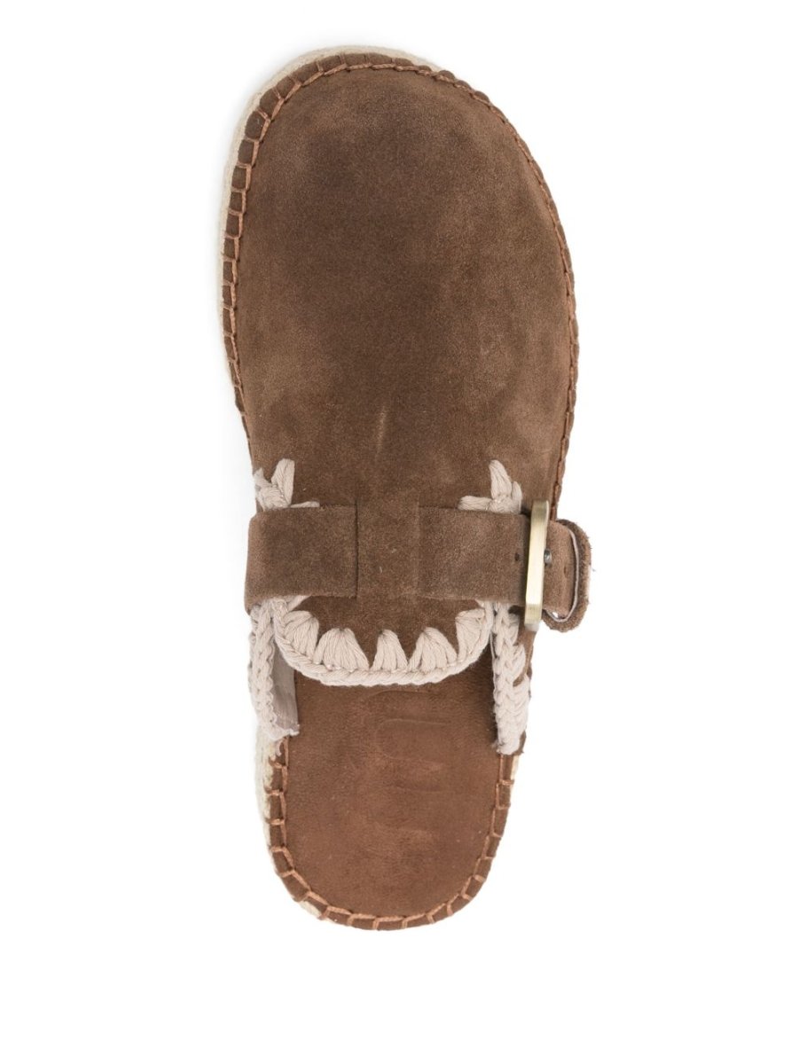 Mou Sandals Leather Brown - mondo moda griffe