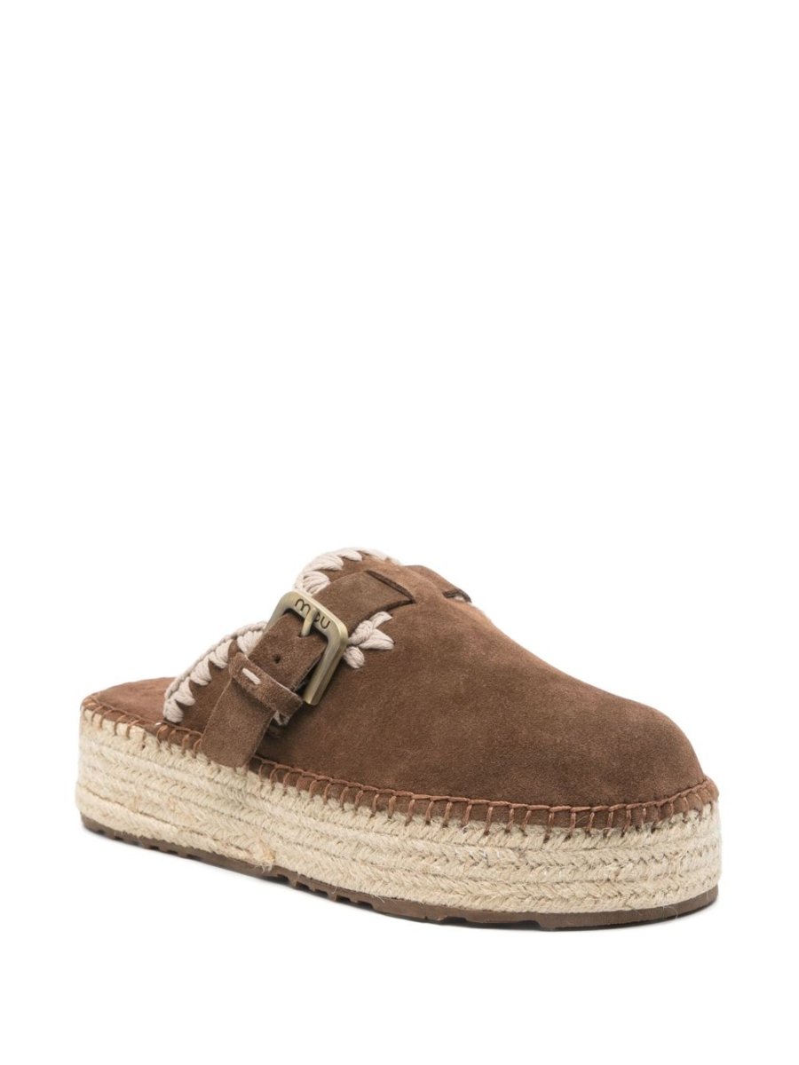 Mou Sandals Leather Brown - mondo moda griffe